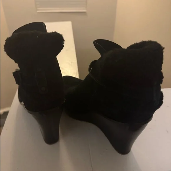 UGG Black Ankle Booties with Buckle - Picture 3 of 3
